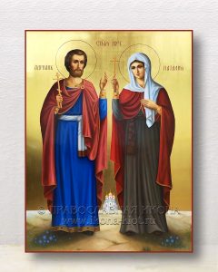 Икона «Адриан и Наталия, святые мученики» Дзержинский