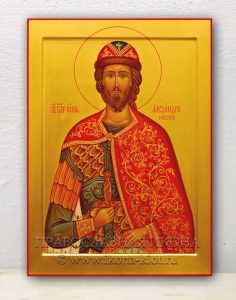 Икона «Александр Невский, великий князь» Дзержинский