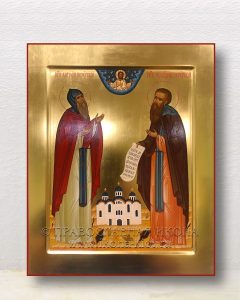 Икона «Антоний и Феодосий Печерские» Дзержинский