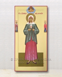 Мерная икона с предстоящими (с золочением нимба) Дзержинский