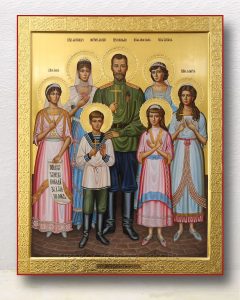 Икона «Царственные страстотерпцы (Царская семья)» Дзержинский